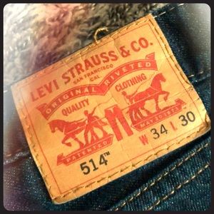 Levi’s Strauss & Co 514 34x30 new Jeans